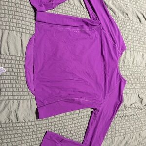 Lululemon Athletica Purple Long Sleeve Top